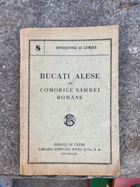 Bucati alese din comorile Limbei Romane