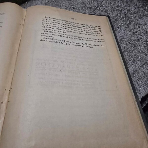 Buletinul Asociatiei Generale a Medicilor Veterinari anul 1929 si 1930