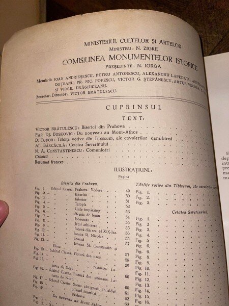 Buletinul Comisiunii Monumentelor Istorice. Publicatiune trimestriala Anul XXXII Fasc. 100 Aprilie - Iunie 1939