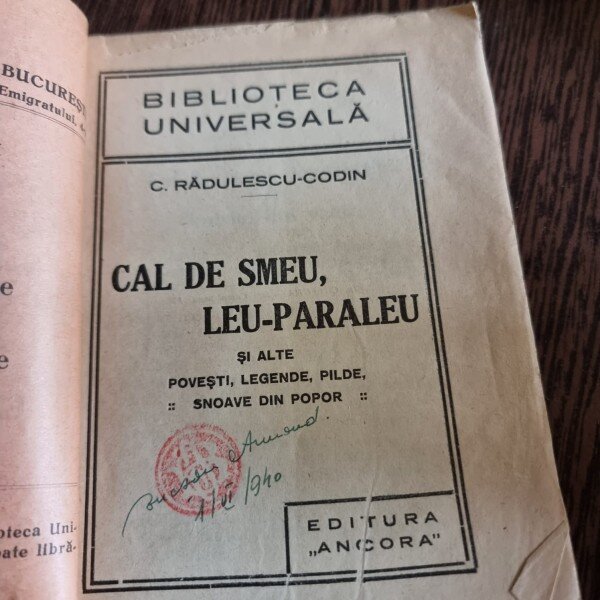 C. Radulescu-Codin - Cal de Smeu, Leu-Paraleu No. 132-134