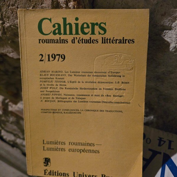 Cahiers roumains detudes litteraires nr.2/1979
