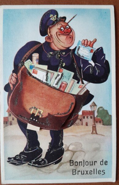 Carte postala, 1958