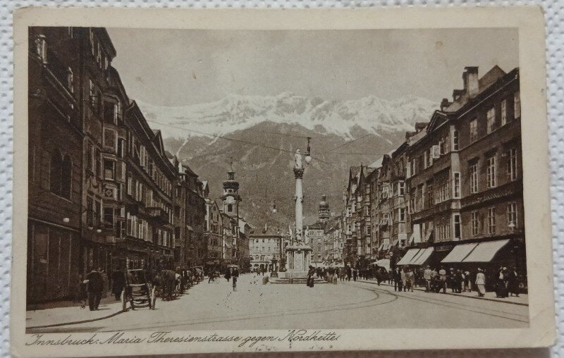 Carte postala, Austria, orasul Wörgl, 1929