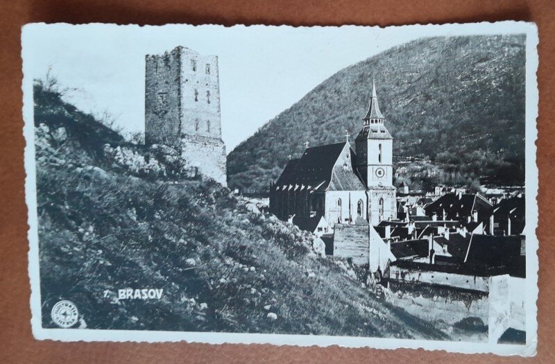 Carte postala, Brasov 1938