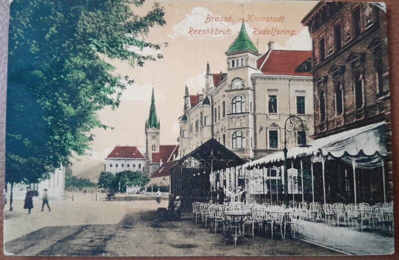 Carte postala, Brasov, perioada interbelica