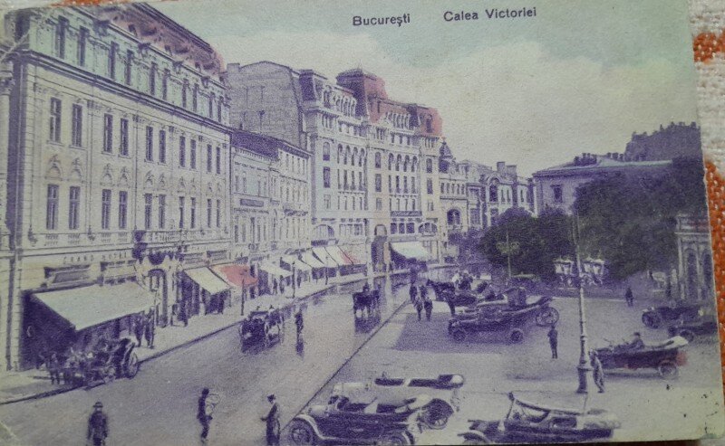 Carte postala, Bucuresti, Calea Victoriei, 1930