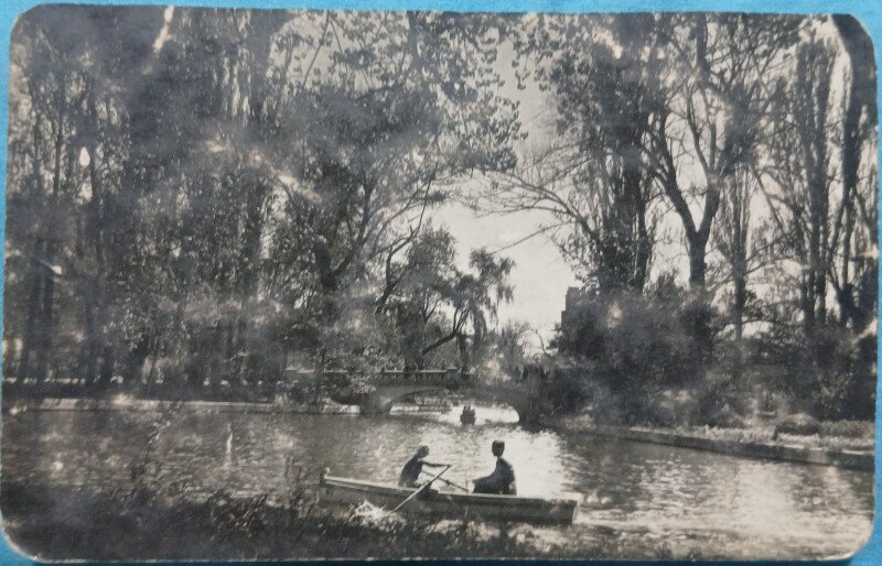 Carte Postala, Bucuresti, Gradina Cismigiu, perioada interbelica