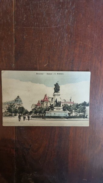 Carte Postala - Bucuresti. Statuia I. C. Bratianu