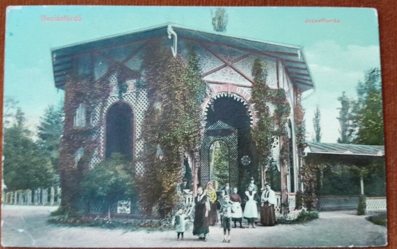 Carte postala, Buzias, perioada interbelica