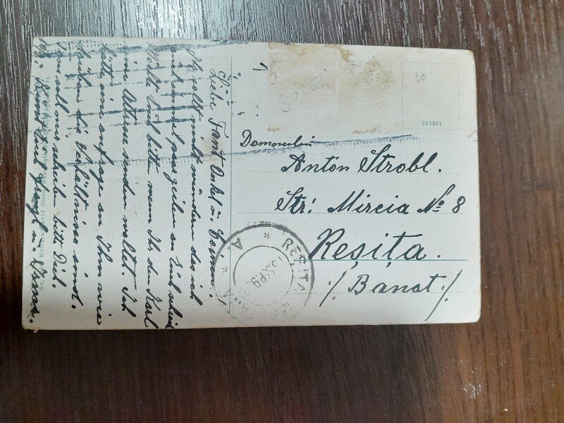 Carte postala, Casa de Depuneri, Bucuresti, perioada interbelica, circulata