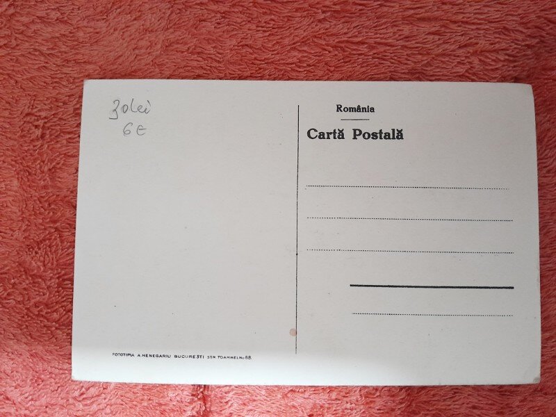 Carte postala, Casa Veche Calimanesti/E, Barbu, perioada interbelica