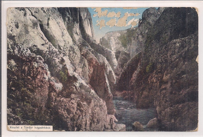 Carte postala circulata in anul 1914