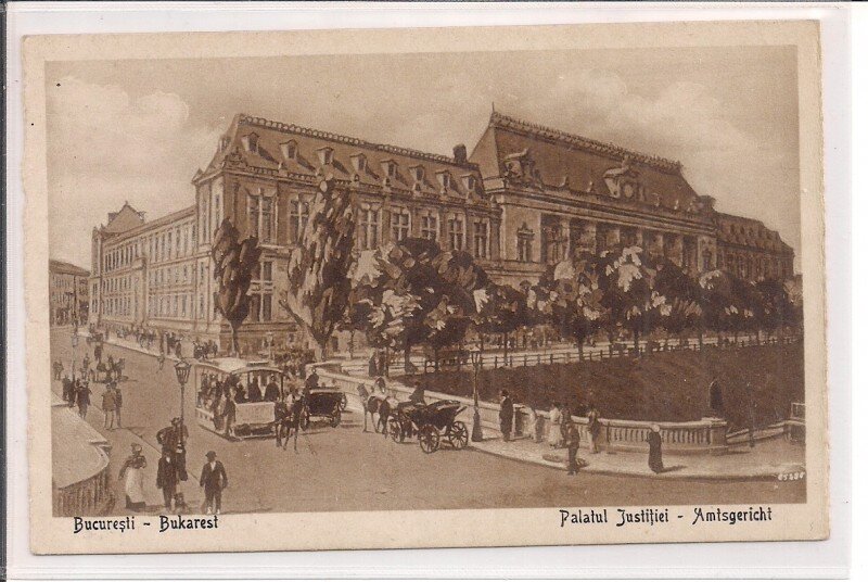 Carte postala circulata in anul 1919 Bucuresti