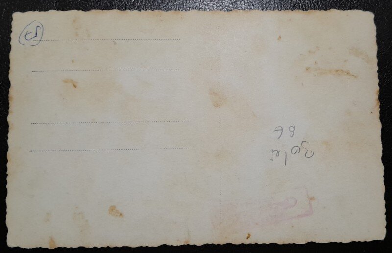 Carte postala, Curtea de Arges, Manastirea si Palatul Regal, perioada interbelica