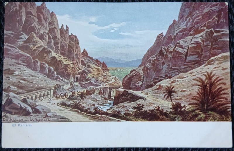 Carte postala, El Cantara, perioada interbelica