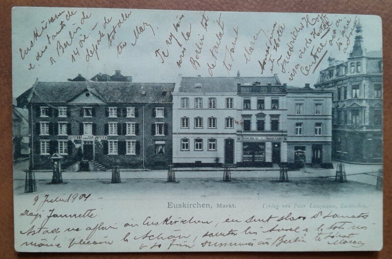 Carte postala, Germania, Euskirchen, 1904