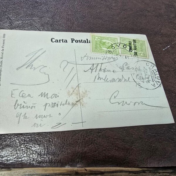 Carte postala Govora Hotel Stefanescu, 1915