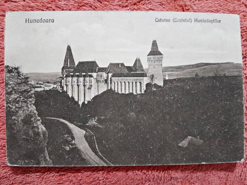 Carte postala, Hunedoara Castelul Huniadestilor, 1925