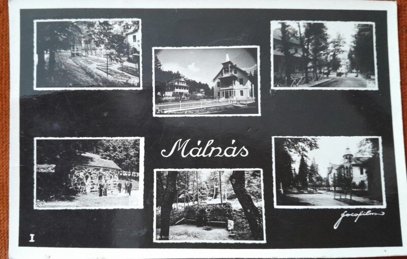 Carte postala, imagini din Malnas Bai, 1911