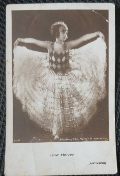 Carte Postala, Lilian Harvey, actrita si cantareata germano britanica, 1906-1968