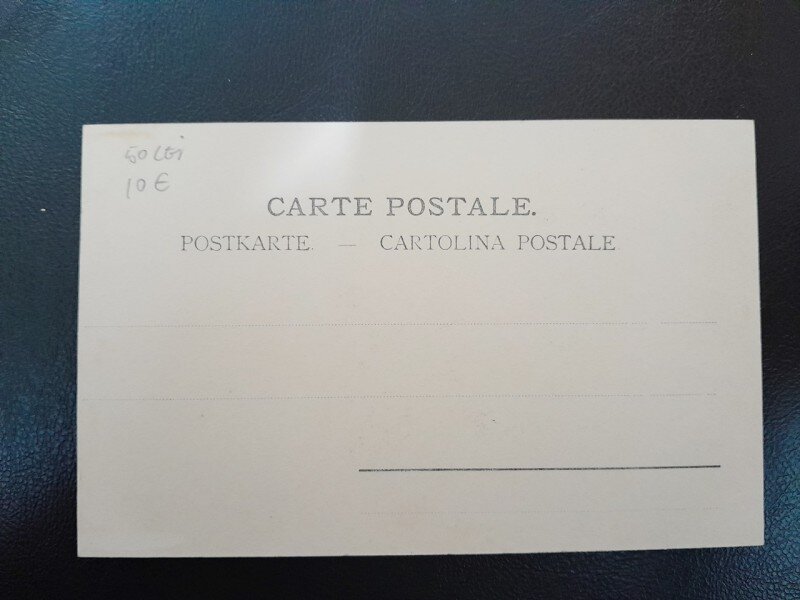 Carte postala mama si fetita, inceput de secol XX