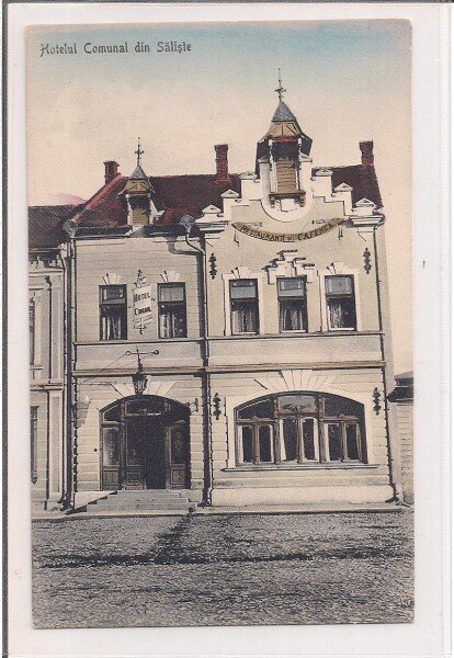 Carte postala necirculata din jurul anului 1900 Saliste