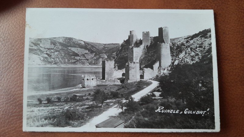 Carte postala, Ruinele Golubat, 1937