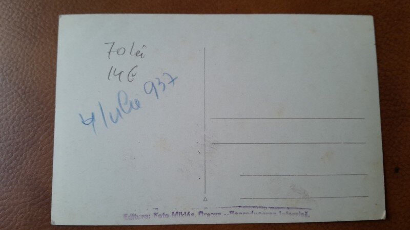 Carte postala, Ruinele Golubat, 1937