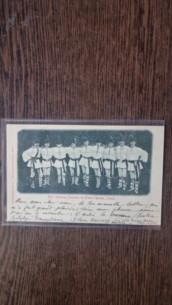 Carte Postala - Saliste. Fotograie de la adunarea Fondului de Teatru Roman