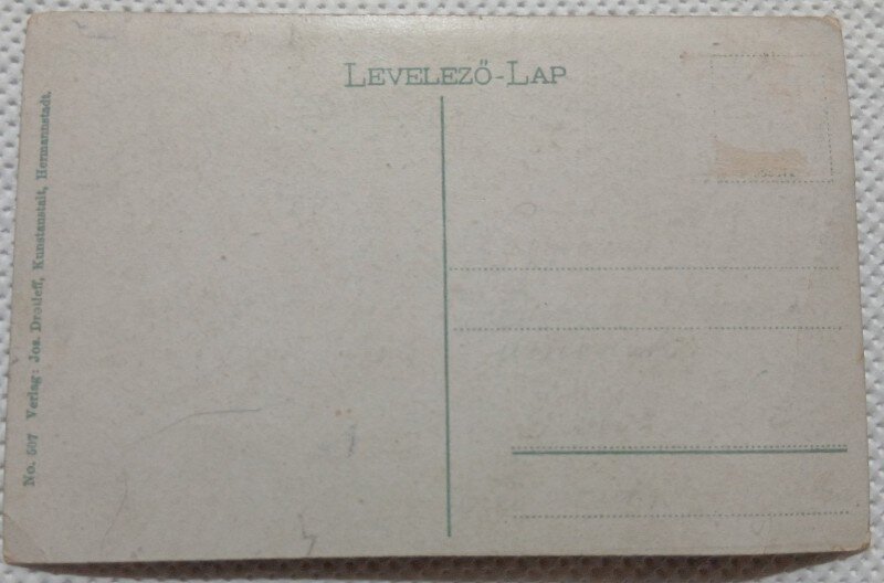 Carte postala, Sibiu Cazarme Honvezilor, inceput de secol XX