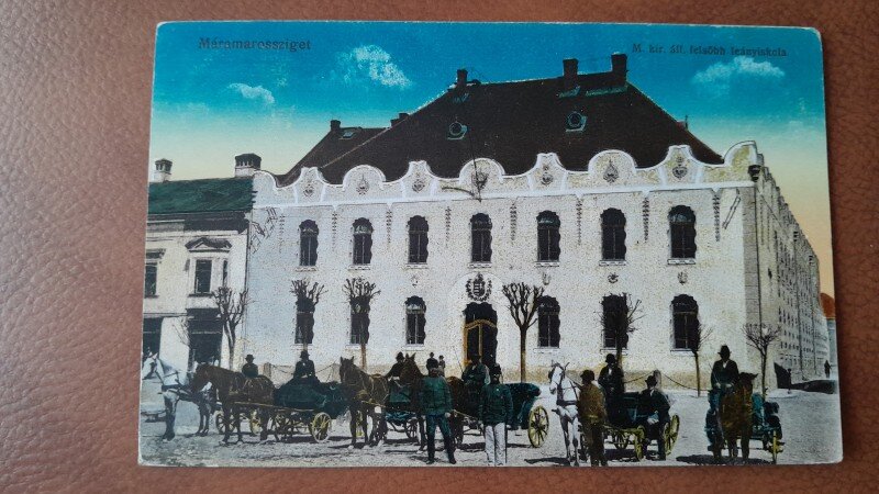 Carte postala, Sighetul Marmatiei, 1917