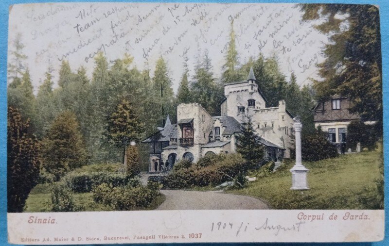 Carte Postala, Sinaia, Corpul de Garda, 1904