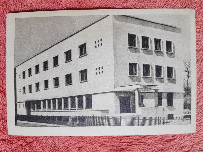 Carte postala, Spitalul Nou di Piatra Neamt, Republica Populara Romana