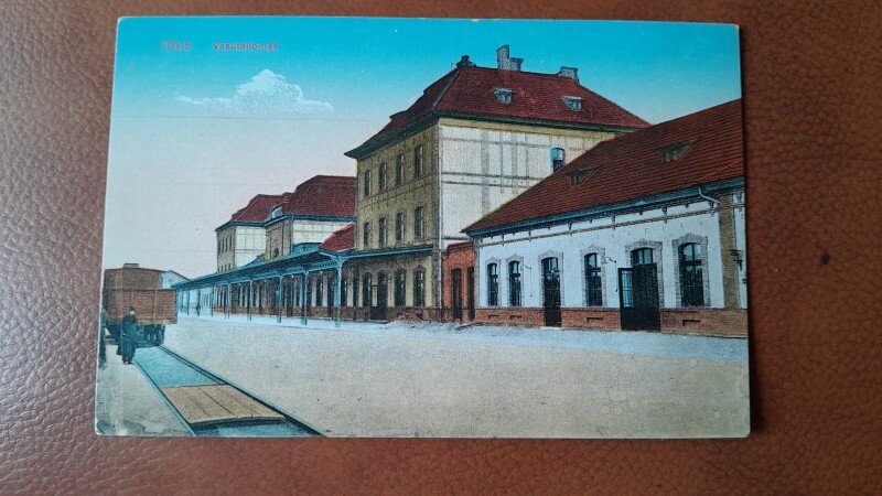 Carte postala, Teius Gara, perioada interbelica