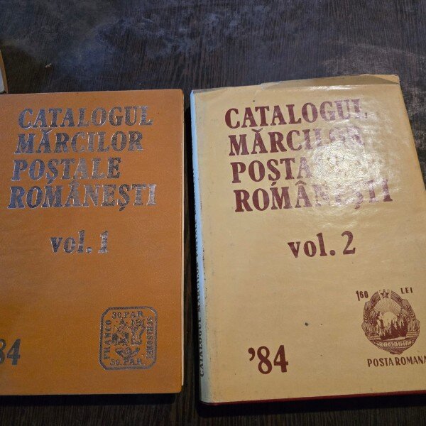 CATALOGUL MARCILOR POSTALE ROMANESTI 1984    2 VOLUME