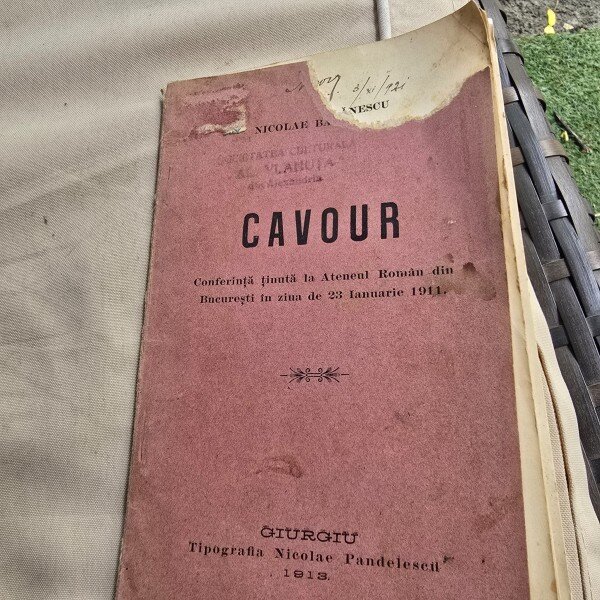 Cavour. Conferinta tinuta la Ateneul Roman din Bucuresti 23 ianuarie 1911 - Nicolae Balanescu