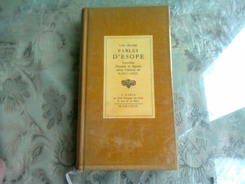 CENT DIX-SEPT FABLES D'ESOPE  (CARTE IN LIMBA FRANCEZA)