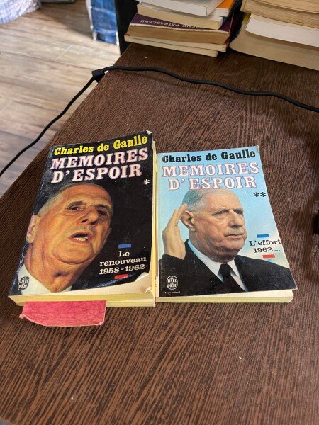 Charles de Gaulle - Memoires d'espoir (2 volume)