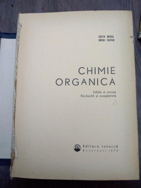 Chimie organica- Edith Beral, Mihai Zapan