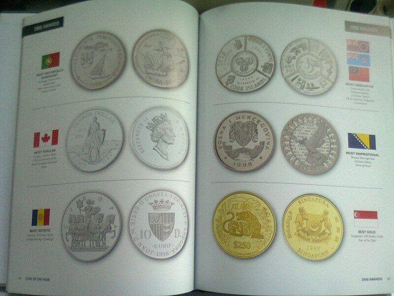 COIN OF THE YEAR - DONALD SCARINCI   (MONEDA ANULUI)