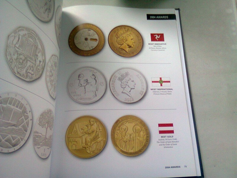 COIN OF THE YEAR - DONALD SCARINCI   (MONEDA ANULUI)