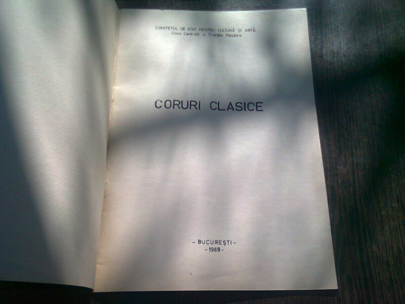 CORURI CLASICE  (CANTECE)