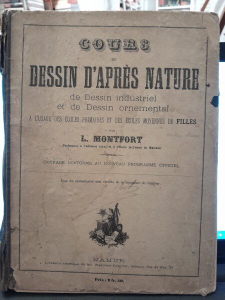 Cours de sessin d apres nature de dessin industriel et de dessin ornemental - L. Monfort