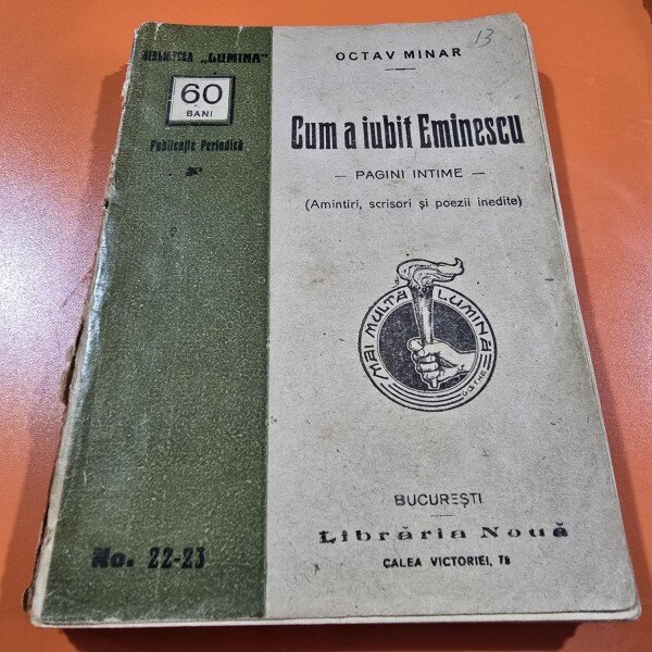 Cum a iubit Eminescu - Octav Minar