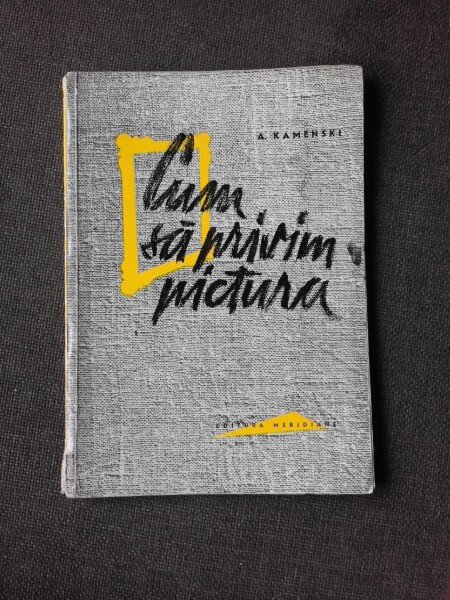 CUM SA PRIVIM PICTURA - A. KAMENSKI