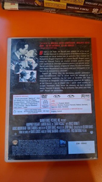 Dark Passage DVD - Humphrey Bogart și Lauren Bacall
