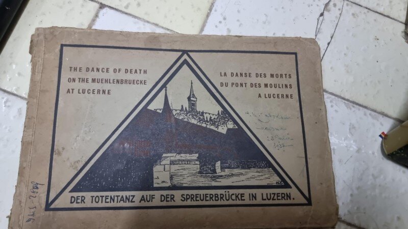 Der totentanz auf der spreuerbrucke in Luzern