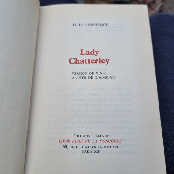 Dh. Lawrence - Lady Chatterley
