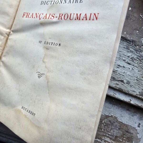 Dictionnaire Français-Roumain, Roumain-Francais (editia IV/1986) - Const. Şăineanu