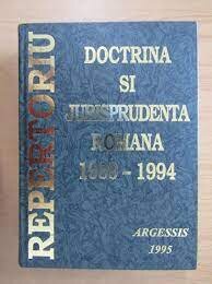 Doctrina si jurisprudenta romana 1989-1994  vol.I